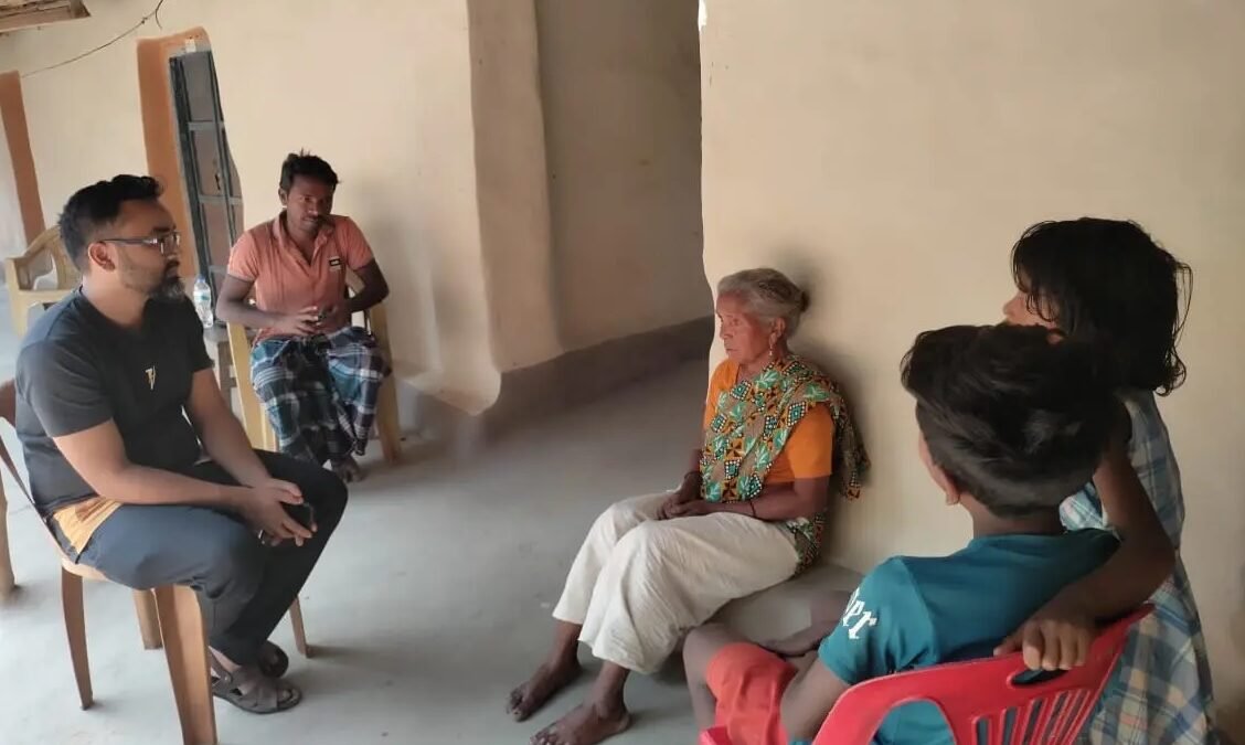 Data collection from indigenous villages for the portal Multilingual Cloud – Digital Resources for Languages of Bangladesh. Image via EBLICT Project, BCC. Used with permission.