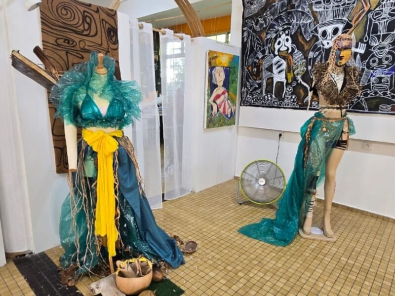 Upcycled fashion at l’Admérane. 