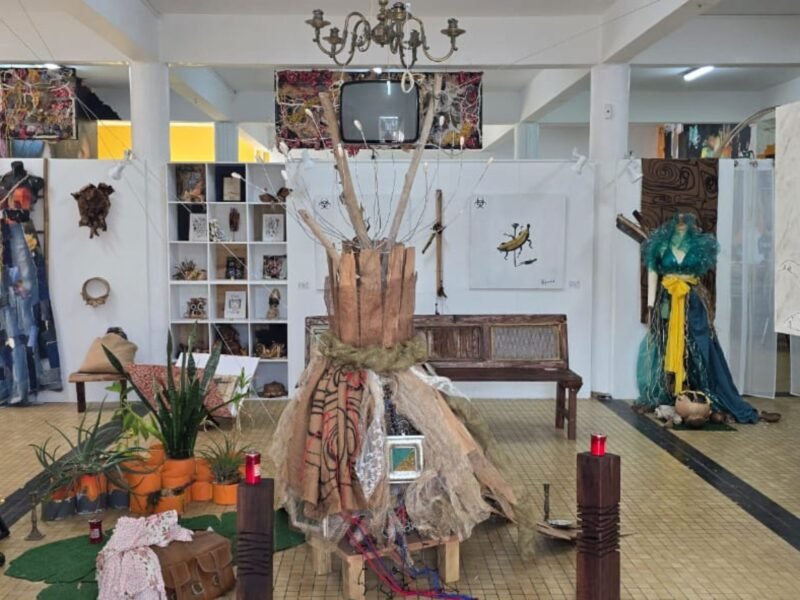 L'Admérane, a space in Guadeloupe that transforms waste into creative material. 