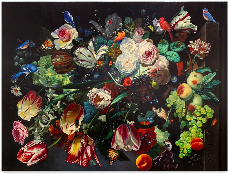 Marc Dennis, “Giotto’s Fy,” 2024, oil on linen, 72 x 96 inches