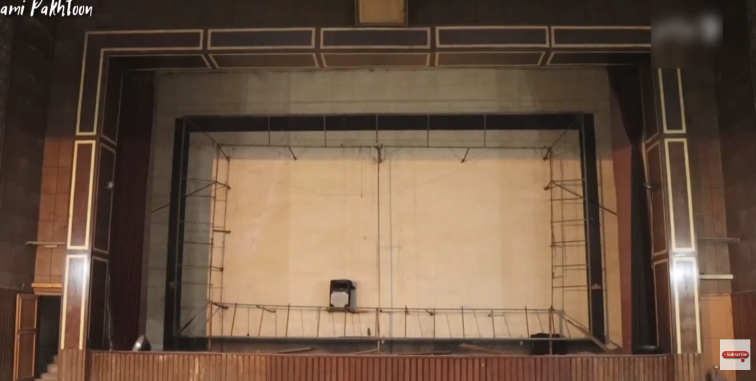 La salle vide du Park Cinema, aujourd’hui détruit, à Kaboul. 