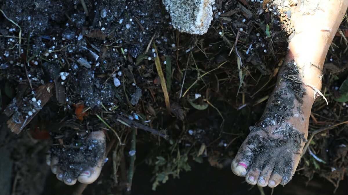 Feet of women who died in the floods. Photo by Suman Nepali of Nepali Times. Used with permission.