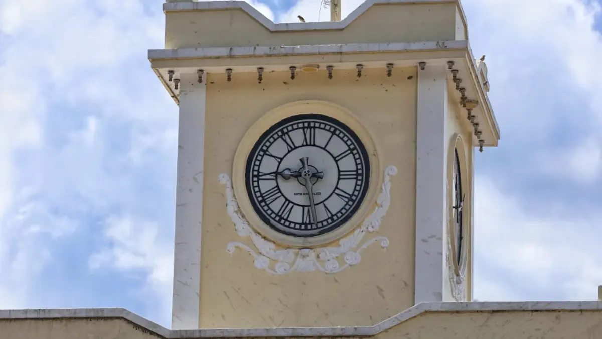 Photo of a clock tower by Suman Nepali of Nepali Times. Used with permission.